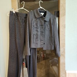 LOFT Navy Suit With Pants And Jacket